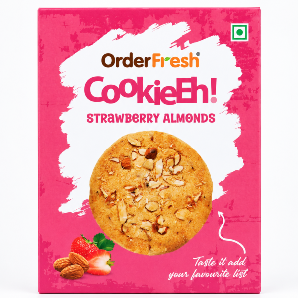 Strawberry Almonds Cookies