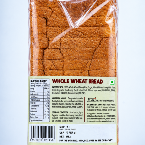 Whole Wheat Bread