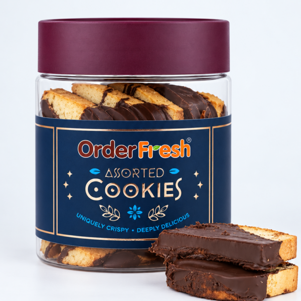 Choco Almond Crust Cookies
